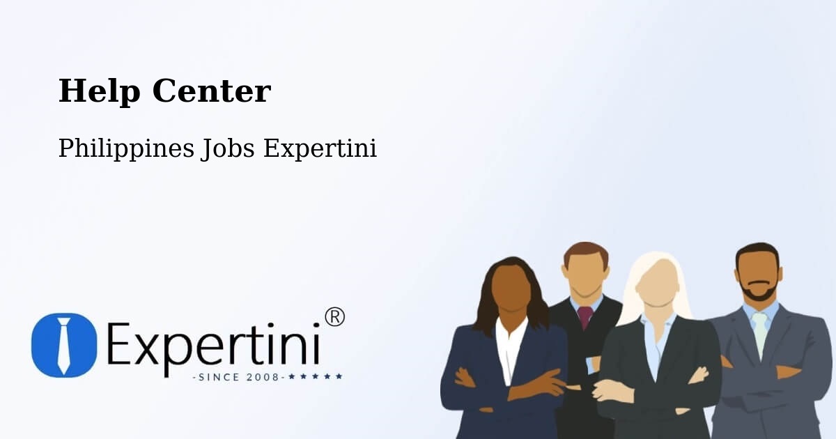 Help Center – Sangay - Philippines Jobs Expertini