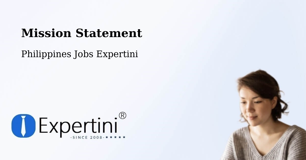 Corporate Mission – Sangay - Philippines Jobs Expertini